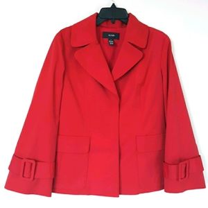ALFANI scarlet red jacket size M